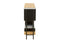 J-Line wanddecoratie Ovalen Strepen - metaal - bruin/groen - small