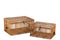S/2 TRUNKS RATTAN HONEY YELL
