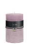 J-Line cilinderkaars - lavendel - extra large - 120u - 6 stuks