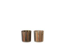 TLH TREE GLASS BROWN S ASS2
