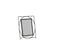 PHOTO FRAME REC MET/GL D BR S