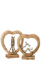 FIGURE COUPLE MAN WD/AL NAT/WH