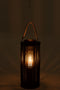 LANTERN TUBE BAMBOO BLACK S