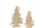XMAS TREE STAR MANGO WH W/WH L