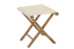 CHAIR PLIAB BAMB+TEXT NAT/WHI