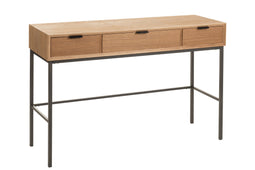 CONSOLE 3 DR WD/MET NAT