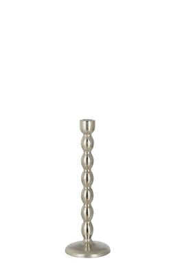 CANDLESTI SPHERE MAT ALU SIL S