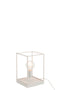 LAMP 1 LAMP REC FRAME MET WH S