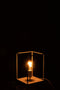 LAMP 1 LAMP REC FRAME MET WH S