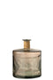 VASE SAFARI WIDE LIGHT BROWN L