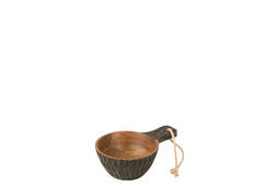 BOWL HANDLE MANGO WOOD BL/BR