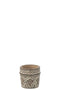 J-Line bloempot Provence Terracotta - keramiek - bruin - extra small - Ø 11.50 cm - 2 stuks