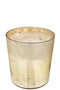 J-Line geurkaars Deluxe - glas - goud - large