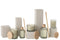 J-Line geurkaars Deluxe - glas - goud - large