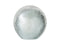 J-Line presse-papier Vlokken - glas - zilver/transparant - large