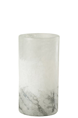 VASE SCAVO CYLINDER GL GRY M