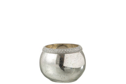 TEALIGHT HOLDER RD DIAM GL S S