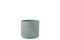 J-Line bloempot Vierkant - keramiek - lichtblauw - small - Ø 12.50 cm - 2 stuks