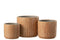 J-Line Bloempot Blinkend - Keramiek - roze - Ø 12 cm - 2 stuks