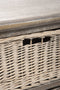 TV-CABINET + 2 BASKET 2 SHELF WD GREY W