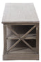 TV-CABINET + 2 BASKET 2 SHELF WD GREY W