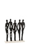 FIGURE IN A ROW ALU/MARB BL/WH