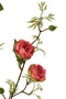 PEONY BRANCH 3PARTS PL RED