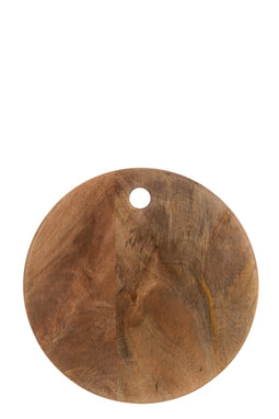 CUTTING BOARD ROUND MANGO NAT