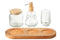 J-Line Wekker Romeinse Cijfers Tandwielen klok - metaal - zwart - small - Ø 26 cm - woonaccessoires