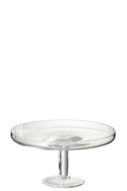 CAKE TRAY ROUND GLASS TR