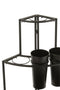 J-Line Cake bord - taartplateau - glas - transparant - woonaccessoires