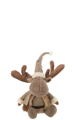 REINDEER WINTER SIT TEX BR