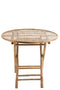 J-Line Bloempot Gewoven - cement - beige - Ø 16.5 cm - 2 stuks