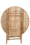 J-Line Bloempot Gewoven - cement - beige - Ø 16.5 cm - 2 stuks