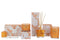 J-Line Bloempot Gewoven - cement - beige - Ø 16.5 cm - 2 stuks