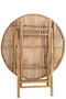 J-Line Bloempot Gewoven - cement - beige - Ø 16.5 cm - 2 stuks