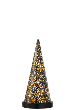 LAMP LED CONE BAT MET BL S