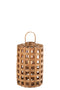 LANTERN CYLINDER POPLAR WD BR