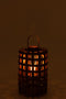 LANTERN CYLINDER POPLAR WD BR