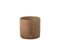 J-Line bloempot Bos - cement - bruin - large - Ø 18.00 cm - 2 stuks