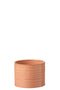 J-Line bloempot Effen Rond - keramiek - pompelmoes - large - Ø 17.50 cm
