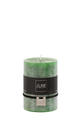 CYLIND CANDLE L GREEN M42H