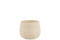 J-Line bloempot Oneffen Terracotta - keramiek - grijs/beige - small - Ø 14.00 cm - 2 stuks