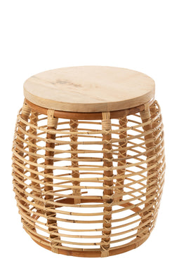 SIDE TABLE ANA RATTAN NATURAL
