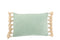 CUSHION RECT POM COT POLY BL