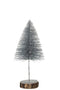 XMAS TREE DECO GLIT SILVER L
