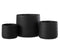 FLOWER POT POTINE CEM BLACK L