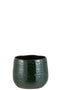 J-Line bloempot Patroon - keramiek - groen - medium - Ø 18.00 cm
