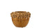 J-Line bloempot Bloem - keramiek - oker - large - Ø 22.00 cm