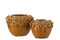 J-Line bloempot Bloem - keramiek - oker - large - Ø 22.00 cm